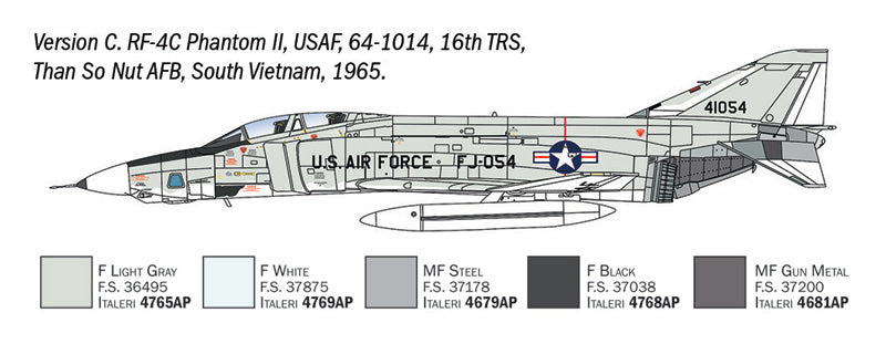 Italeri 1477 1:72 McDonnell RF-4C/RF-4E Phantom