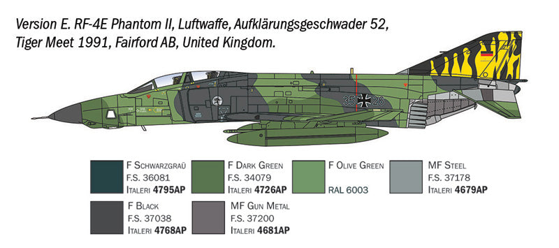 Italeri 1477 1:72 McDonnell RF-4C/RF-4E Phantom