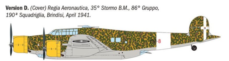 Italeri 1479 1:72 CANT Z.1007bis Alcione