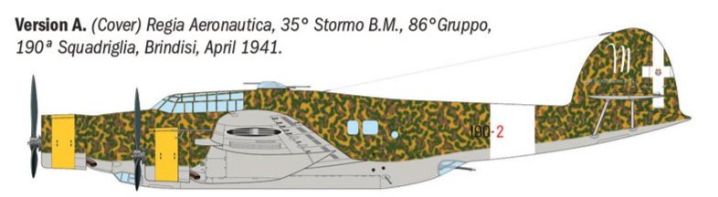Italeri 1479 1:72 CANT Z.1007bis Alcione