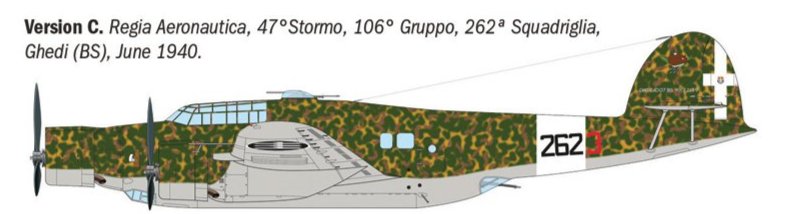 Italeri 1479 1:72 CANT Z.1007bis Alcione