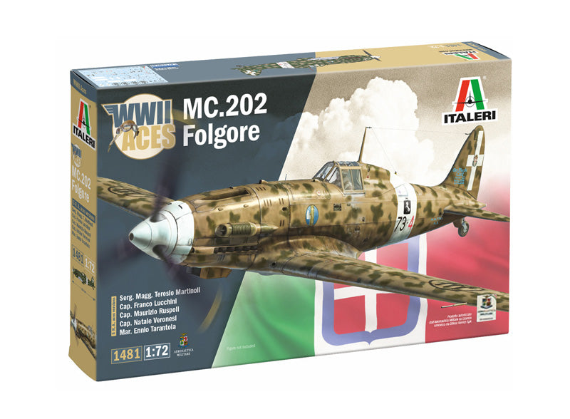 Italeri 1481 1:72 Macchi MC.202 Folgore Aces
