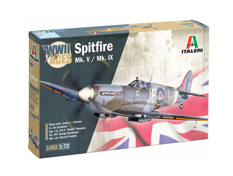 Italeri 1482 1:72 Supermarine Spitfire Mk.Vb or Mk.IX.