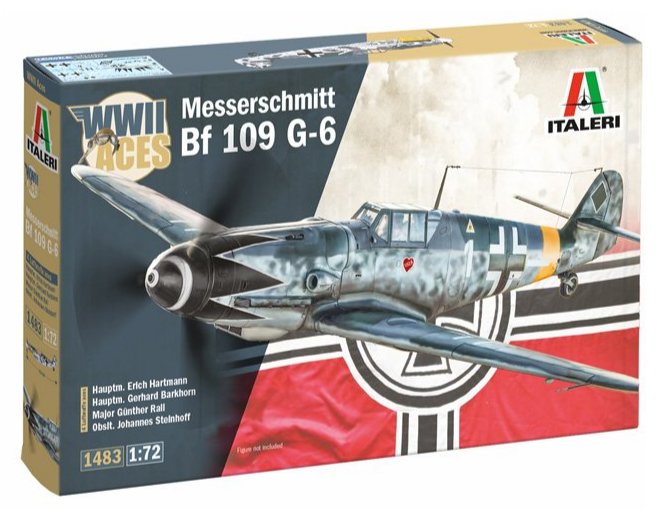 Italeri 1483 1:72 Messerschmitt Bf-109G Aces