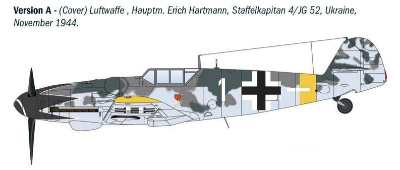 Italeri 1483 1:72 Messerschmitt Bf-109G Aces