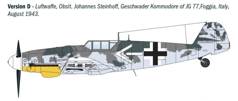 Italeri 1483 1:72 Messerschmitt Bf-109G Aces