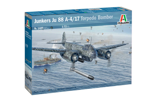 Italeri 1489 1:72 Junkers Ju-88A-17 Torpedo Bomber.