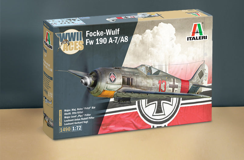 Italeri 1490 1:72 Focke-Wulf Fw-190 A-8/F Aces.