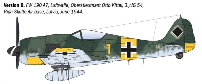 Italeri 1490 1:72 Focke-Wulf Fw-190 A-8/F Aces.