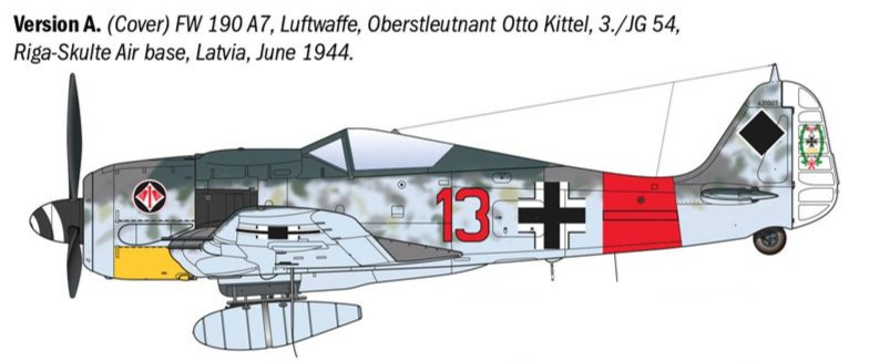 Italeri 1490 1:72 Focke-Wulf Fw-190 A-8/F Aces.