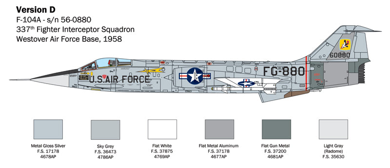 Italeri 2515 1:32 Lockheed F-104A/C Starfighter