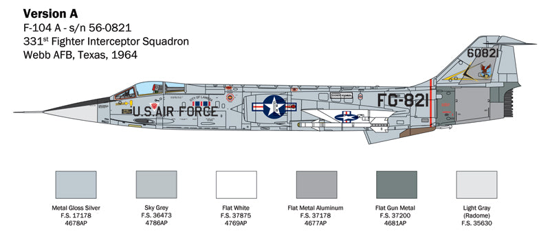 Italeri 2515 1:32 Lockheed F-104A/C Starfighter