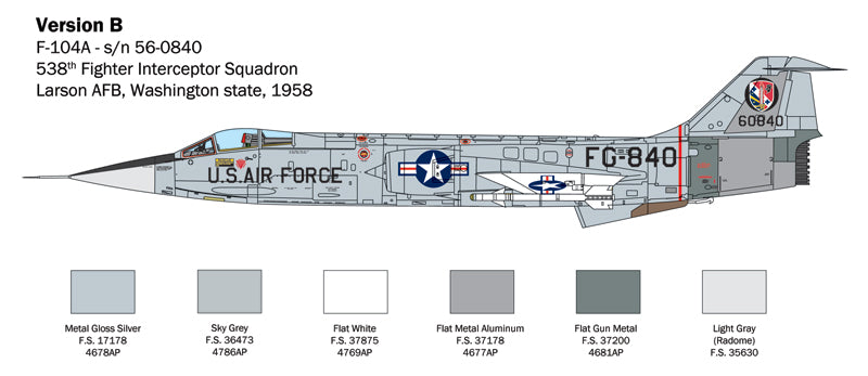 Italeri 2515 1:32 Lockheed F-104A/C Starfighter