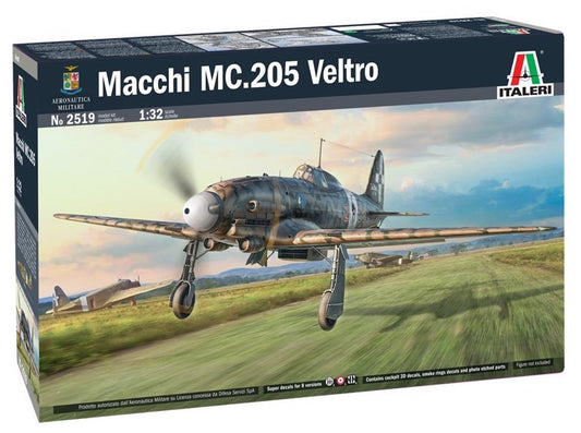 Italeri 2519 1:32 Macchi Mc.205 Veltro - upgraded moulds