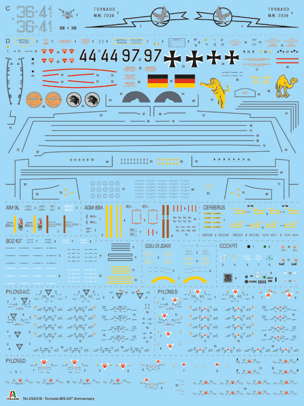 Italeri 2520 1:32 Panavia Tornado IDS 40th Anniversary