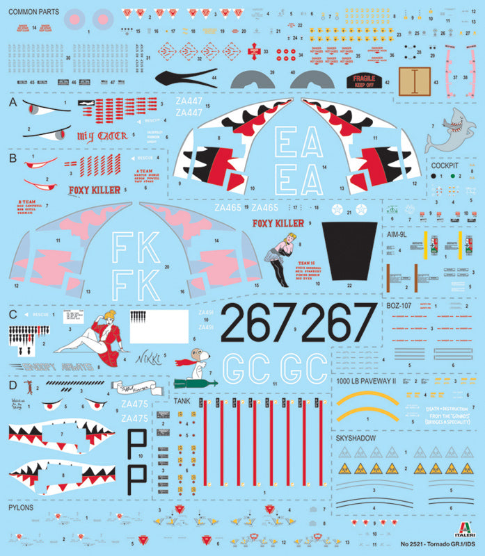 Italeri 2521 1:32 Panavia Tornado GR.1 IDS Desert Storm
