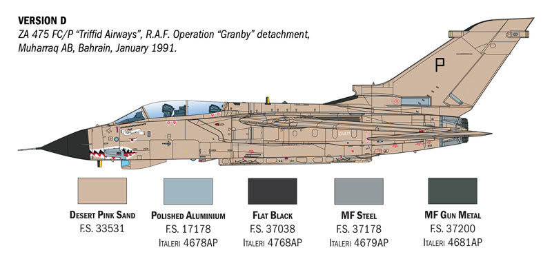 Italeri 2521 1:32 Panavia Tornado GR.1 IDS Desert Storm