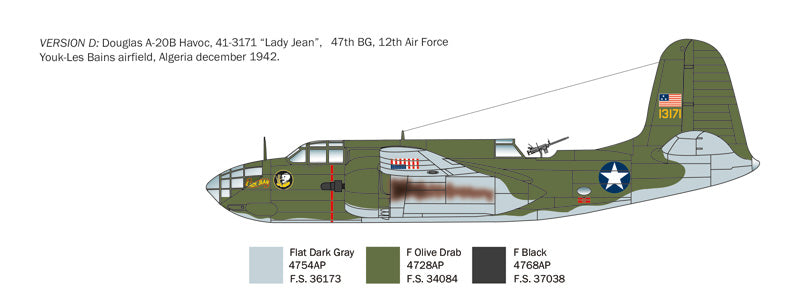 Italeri 2656 1:48 Boston III / A-20B/C Havoc