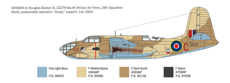 Italeri 2656 1:48 Boston III / A-20B/C Havoc