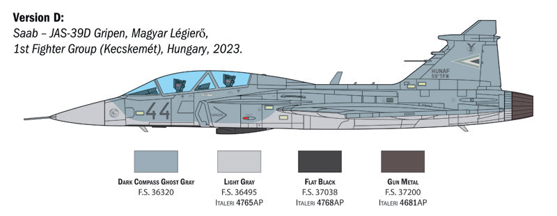 Italeri 2664 1:48 Saab JAS-39B Gripen twin seater