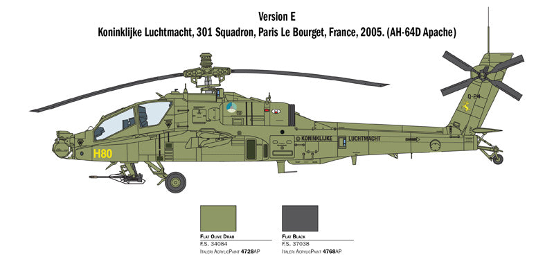 Italeri 2748 1:48 AH-64D Apache Longbow