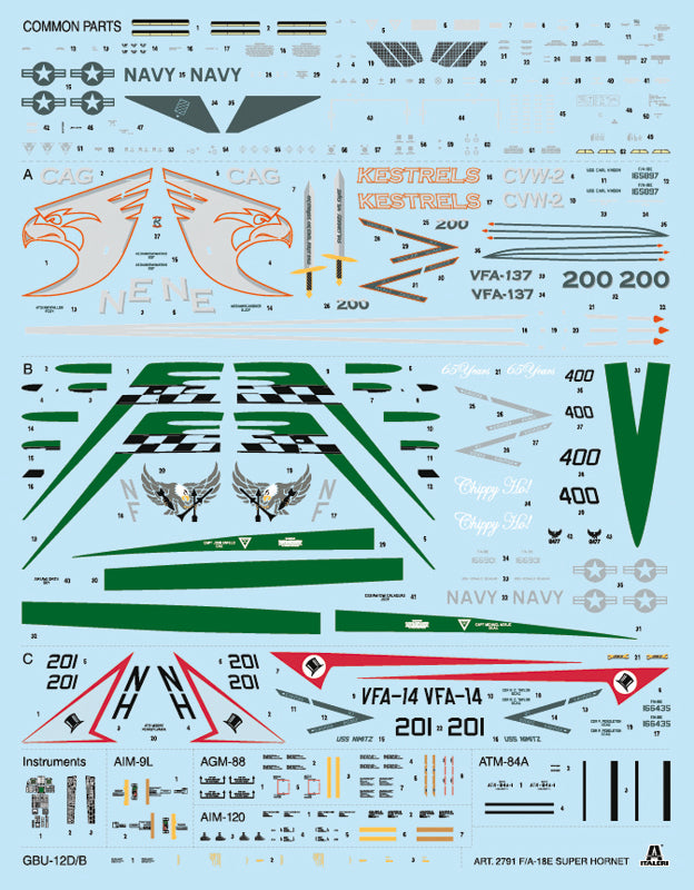 Italeri 2791 1:48 Boeing F/A-18E Super Hornet