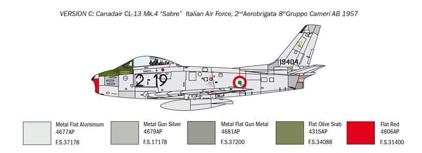 Italeri 2799 1:48 North-American F-86E Sabre