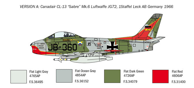 Italeri 2799 1:48 North-American F-86E Sabre