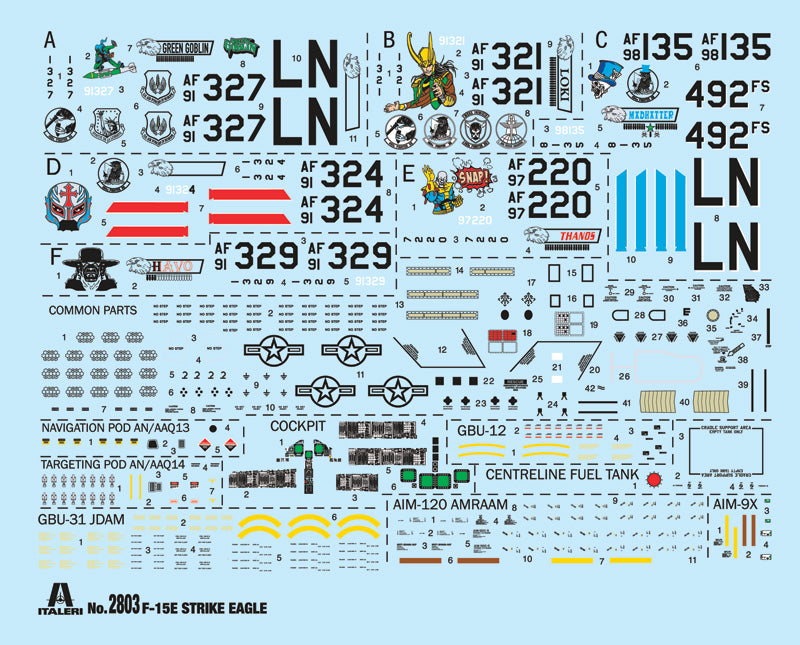 Italeri 2803 1:48 McDonnell F-15E Strike Eagle