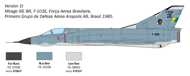 Italeri 2816 1:48 Dassault-Mirage III E