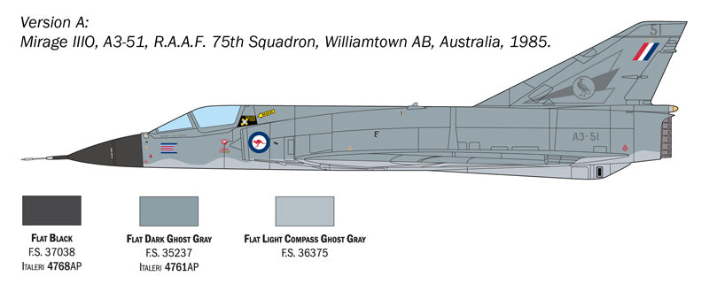 Italeri 2816 1:48 Dassault-Mirage III E