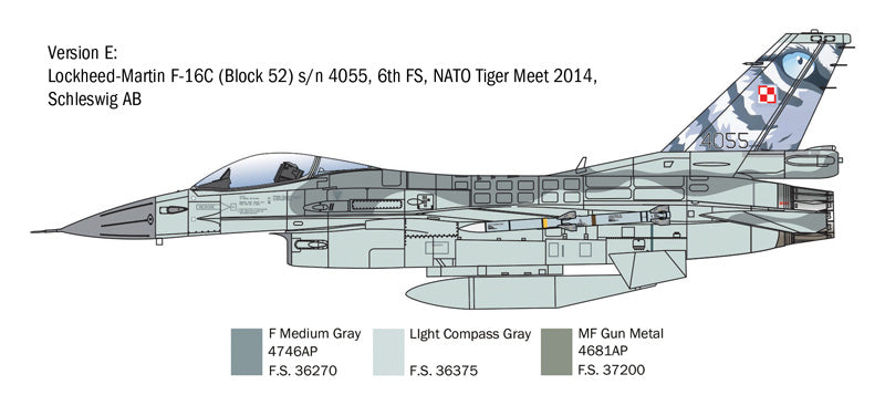 Italeri 2825 1:48 F-16C Fighting Falcon