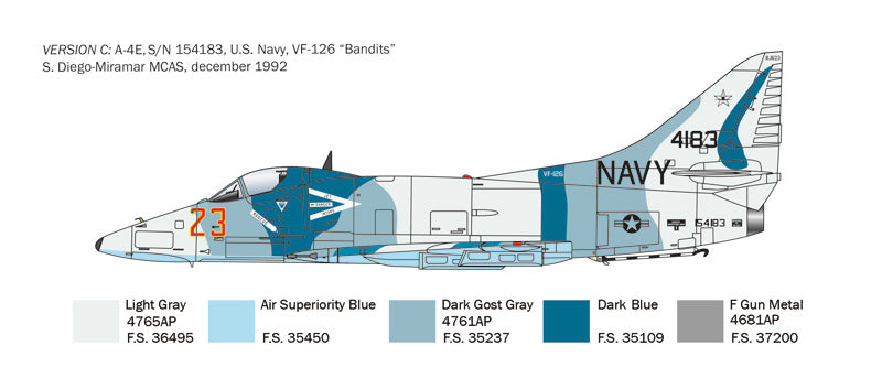 Italeri 2826 1:48 Douglas A-4E/F/G Skyhawk