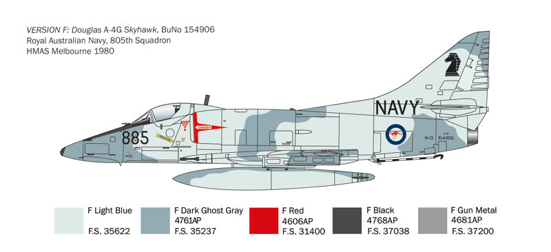 Italeri 2826 1:48 Douglas A-4E/F/G Skyhawk