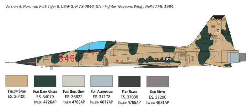 Italeri 2827 1:48 Northrop F-5E Tiger II