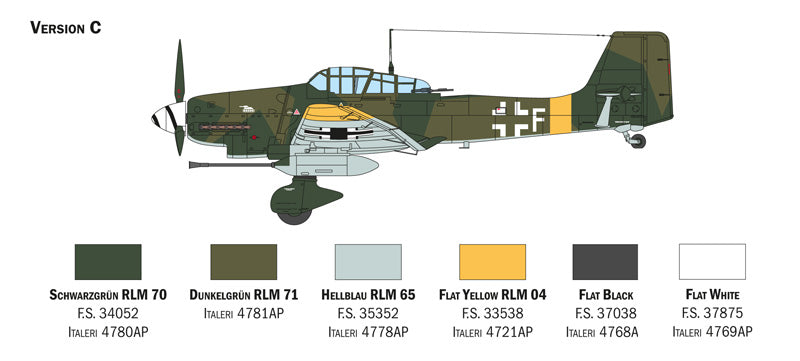 Italeri 2830 1:48 Junkers Ju-87G-1 Stuka Kanonenvogel