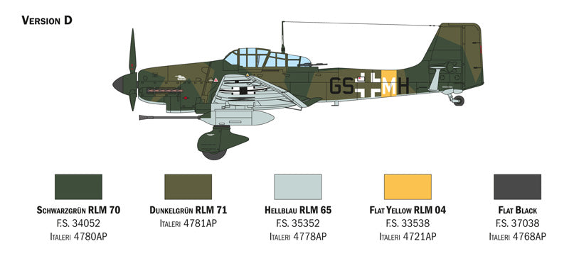 Italeri 2830 1:48 Junkers Ju-87G-1 Stuka Kanonenvogel