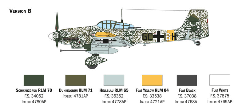 Italeri 2830 1:48 Junkers Ju-87G-1 Stuka Kanonenvogel