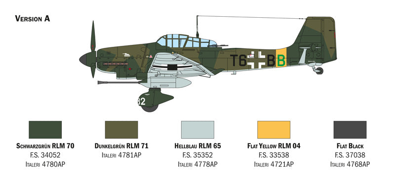 Italeri 2830 1:48 Junkers Ju-87G-1 Stuka Kanonenvogel