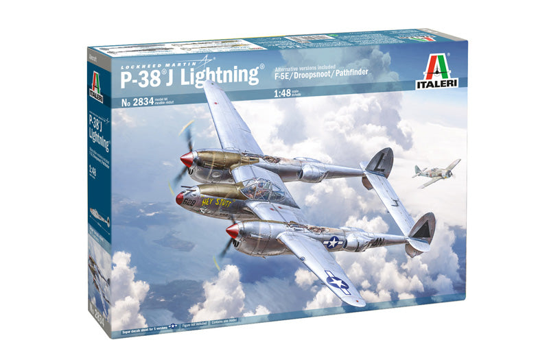 Italeri 2834 1:48 Lockheed P-38J Lightning  (E.T.O)