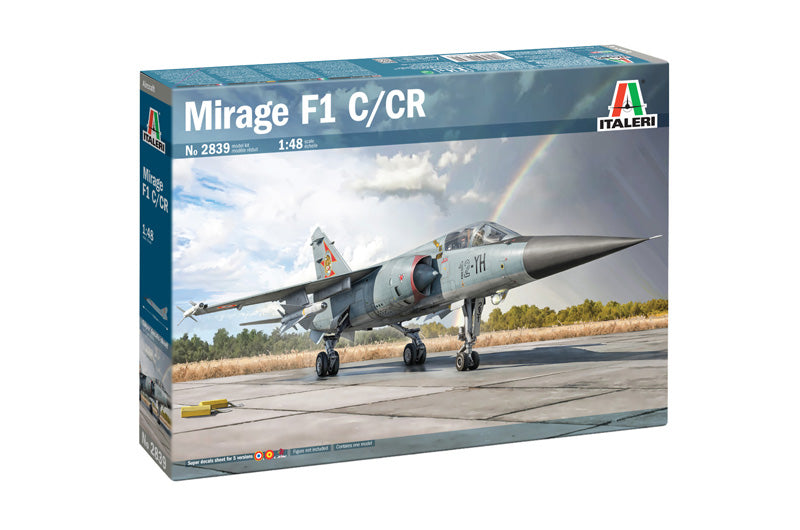 Italeri 2839 1:48 Dassault_Mirage F.1 SUPER DECALS FOR 5 VERSIONS