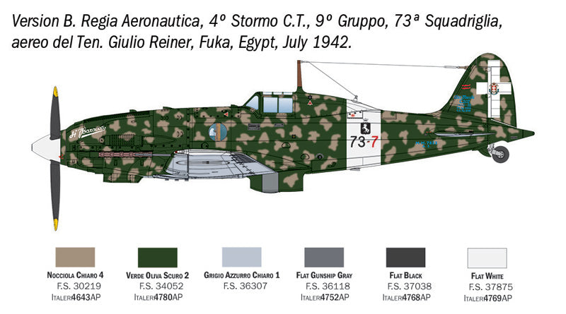 Italeri 2840 1:48 Macci MC.202 Folgore