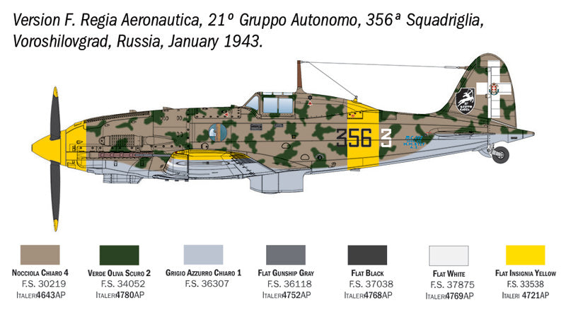 Italeri 2840 1:48 Macci MC.202 Folgore