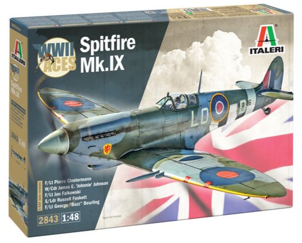 Italeri 2843 1:48 Supermarine Spitfire Mk.IX Aces