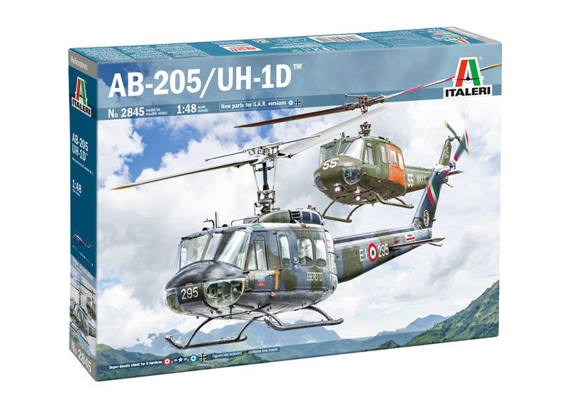 Italeri 2845 1:48 AB.205 / UH-1D 'SAR' Search & Rescue Helicopter.