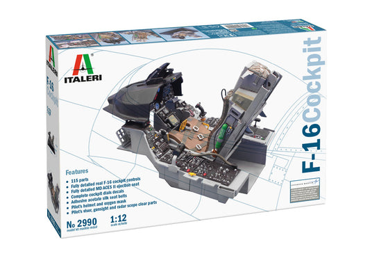 Italeri 2990 1:12 Fighting Falcon F-16 Cockpit