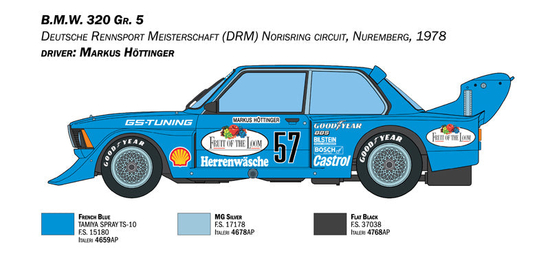 Italeri 3626 1:24 BMW 320 Gr.5