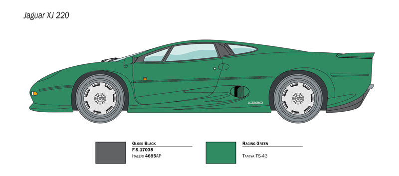 Italeri 3631 1:24 Jaguar XJ 220