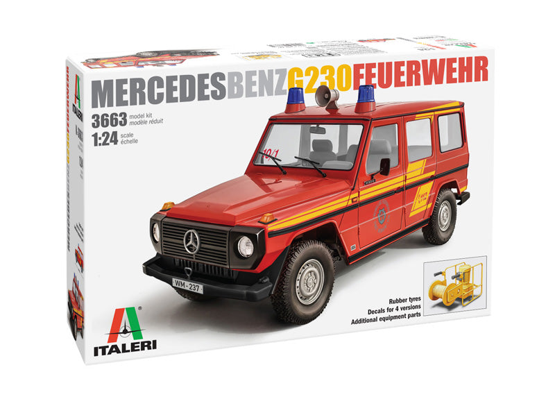 Italeri 3663 1:24 Mercedes G230 Feuerwehr