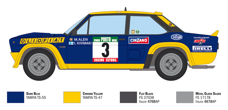 Italeri 3667 1:24 FIAT 131 Abarth Rally OLIO FIAT